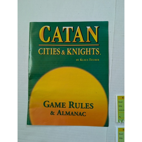 Vintage Cities & Knights of Catan Board Game Expansion 494 Complete 2003 - Picture 5 of 8